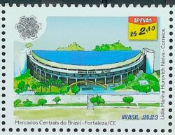 C 4116 Selo Mercados Centrais do Brasil Economia 2023 Fortaleza