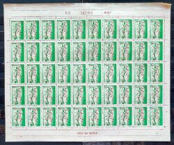 C 430 Selo Brasil Campeao Mundial de Futebol Suecia 1959 Folha 1