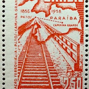 C 431 Selo Ferrovia Patos Campina Grande Trem Mapa 1959