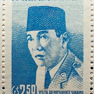 C 432 Selo Presidente Sukarno Indonesia 1959