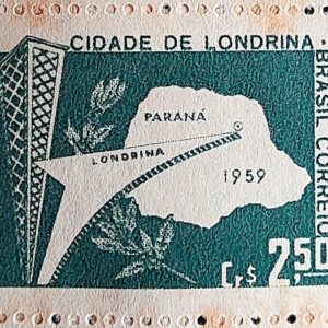 C 438 Selo Cidade de Londrina Mapa 1959