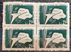 C 438 Selo Cidade de Londrina Mapa 1959 Quadra 1