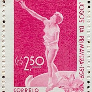 C 439 Selo Jogos da Primavera Mulher Arremesso de Peso 1959