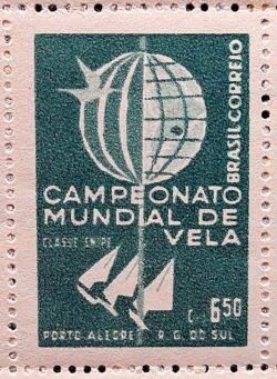 C 440 Selo Campeonato Mundial de Vela Classe Snipe Porto Alegre 1959