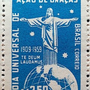 C 443 Selo Cinquentenario Dia de Acao de Gracas 1959