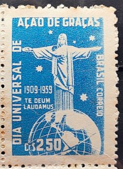 C 443 Selo Cinquentenario Dia de Acao de Gracas 1959 4