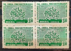 C 444 Selo Centenario Obra Presbiteriana Religiao 1959 Quadra 1