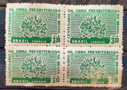 C 444 Selo Centenario Obra Presbiteriana Religiao 1959 Quadra 2
