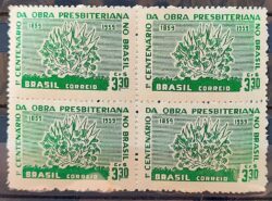 C 444 Selo Centenario Obra Presbiteriana Religiao 1959 Quadra 3