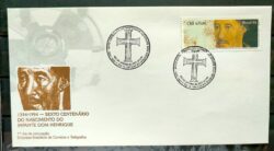 Envelope FDC 609 Infante Dom Henrique Portugal Navio Mapa 1994 CBC RJ 1
