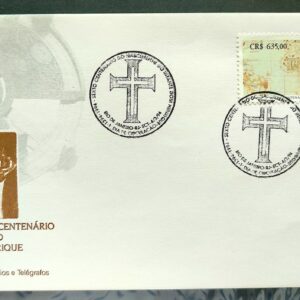 Envelope FDC 609 Infante Dom Henrique Portugal Navio Mapa 1994 CBC RJ 1