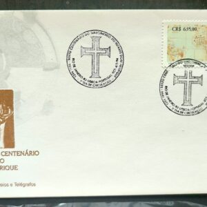 Envelope FDC 609 Infante Dom Henrique Portugal Navio Mapa 1994 CBC RJ 3