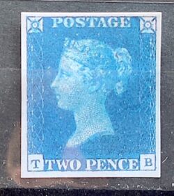 Selo Replica Two Penny Blue 1840 REPLICA
