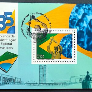 B 235 Bloco 35 Anos Constituicao Federal Direito Justica Bandeira Brasilia 2023 CBC DF