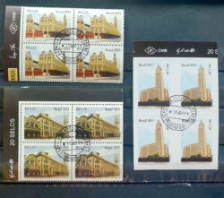 C 3085 Selo Estacao Ferroviaria Luz Julio Prestes Trem 2011 Quadra CPD SP Serie Completa