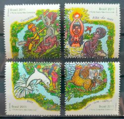 C 3102 Selo Lendas do Folclore Brasileiro 2011 Separados