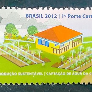 C 3189 Selo Rio + 20 Producao Sustentavel Agua Galinha Pato 2012
