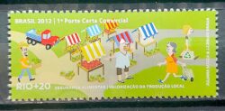 C 3194 Selo Rio + 20 Seguranca Alimentar Caminhao Economia 2012