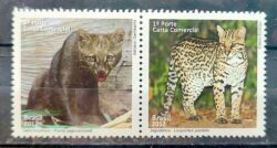 C 3217 Selo Gato Mourisco Leopardo Felino Onca Tigre 2012 Setenant