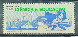 C 3302 Selo Relacoes Diplomaticas Alemanha Educacao Energia Solar Eolica Ciencia 2013