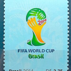 C 3335 Selo Copa do Mundo de Futebol Logo 2014