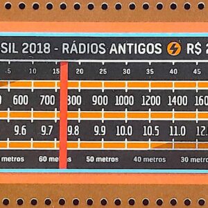 C 3809 Selo Radios Antigos Comunicacao 2018
