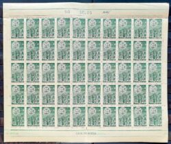 C 404 Selo Sesquicentenario Superior Tribunal Militar Direito Justica 1958 Folha