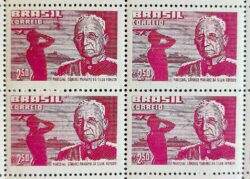 C 406 Selo Marechal Rondon Militar Aviao Dia do Indio 1958 Quadra