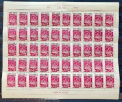 C 413 Selo Cinquentenario da Imigracao Japonesa Japao 1958 Folha