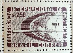 C 415 Selo Conferencia Internacional de Investimentos Economia Mapa 1958