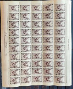 C 415 Selo Conferencia Internacional de Investimentos Economia Mapa 1958 Folha