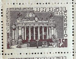 C 416 Selo Conferencia Interparlamentar Politica 1958