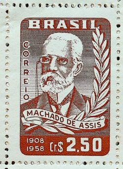 C 424 Selo Machado de Assis Escritor Literatura 1958