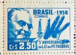 C 425 Selo Petrobras Petroleo Energia Economia Presidente Getulio Vargas 1958