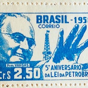 C 425 Selo Petrobras Petroleo Energia Economia Presidente Getulio Vargas 1958