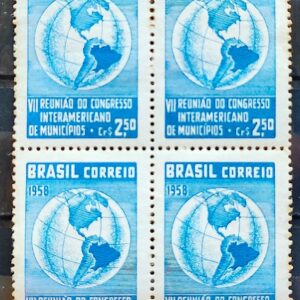 C 426 Selo Congresso Interamericano de Municipios 1958 Quadra 2