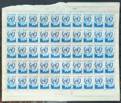 C 429 Selo Declaracao Universal dos Direitos do Homem Mapa 1958 Folha 2