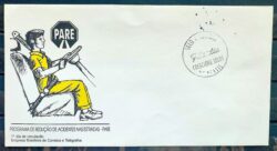 Envelope FDC 650 1995 Campanha Reducao Acidentes Estradas Transito Seguranca Saude