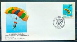 Envelope FDC 652 1995 Brigada de Infantaria Paraquedista Aviao CBC Brasilia