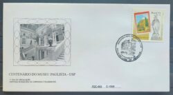 Envelope FDC 653 1995 Museu Paulista Arte CBC SP 2