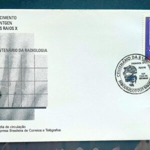 Envelope FDC 657 1995 Wilhelm Roentgen Raio X Ciencia Saude CBC BA 1