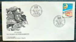 Envelope FDC 666 1995 Jornal Diario de Pernambuco Computador CBC PE 2