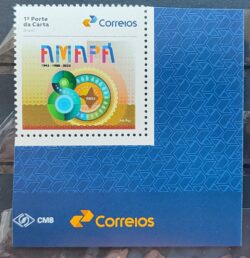 SI 04 Selo Institucional 80 Anos do Amapa 2023 Vinheta Correios