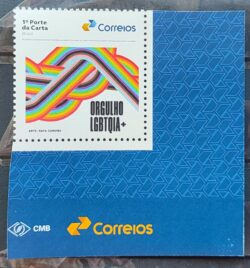 SI 07 Selo Institucional Orgulho LGBTQIA+ Direito Justica 2023 Vinheta Correios