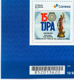 SI 09 Selo Institucional Tribunal de Justica Para Direito 2023 Codigo de Barras