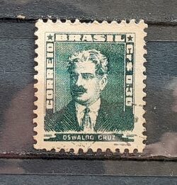 Selo Regular Cod RHM 493 Bisneta Oswaldo Cruz Saude 1954 Circulado 6