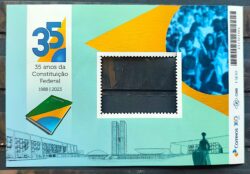 Vinheta do Bloco B 235 Constituicao Federal Direito Justica Bandeira Brasilia 2023