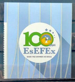 Vinheta do Selo C 4076 Escola de Educacao Fisica do Exercito Militar Atletismo 2022 EsEFEx