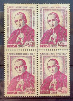 A 78 Selo Cinquentenario Irmaos Maristas Champagnat Religiao Educacao 1956 Quadra