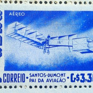 A 81 Selo Aereo Santos Dumont Aviao Aviacao 14 Bis 1956